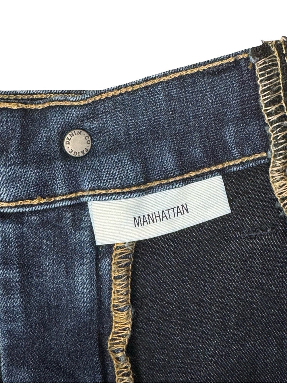 PAIGE Maternity Manhattan Slim Bootcut Jeans “Nottingham” Wash - Picture 5 of 16
